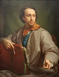 Portrait de Raphaël Mengs par Friedrich Gotthard Naumann&nbsp;(de).