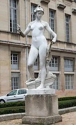 L'Architecture (1900), marbre, Troyes.