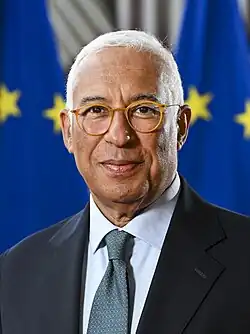  Union européenne :  António Costa, Président du Conseil européen.