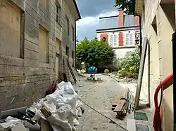 Travaux de restauration en cours, mai 2022.