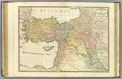 Une carte détaillée de la Palestine du 18e&nbsp;siècle