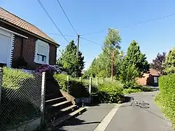 Le puits Nord dans son environnement.