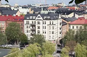 Apelträdet 4 vu de l'observatoire.