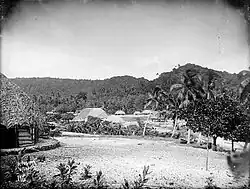 Village d'Apolima, vers 1890-1910.
