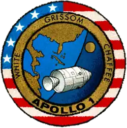 Insigne de la mission Apollo 1.