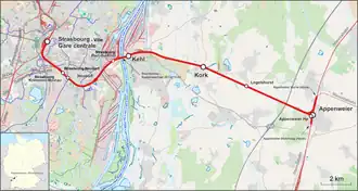 Voir la carte de la ligne.