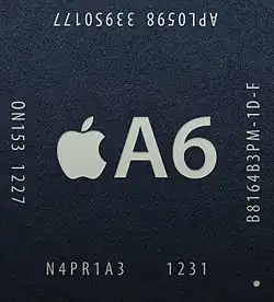 Description de l'image Apple A6 Chip.jpg.