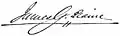 Signature de James Blaine