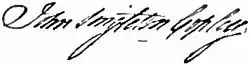 signature de John Singleton Copley