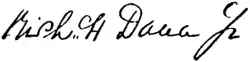 signature de Richard Henry Dana, Jr.