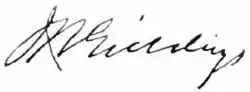 signature de Joshua Reed Giddings