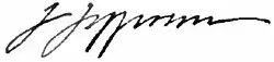 signature de Joseph Jefferson