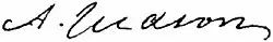 signature d'Adoniram Judson