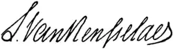 signature de Stephen Van Rensselaer