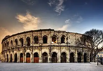 Les Arènes de Nîmes.