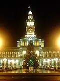 Le Palais Administratif d'Arad pendant les vacances d'hiver