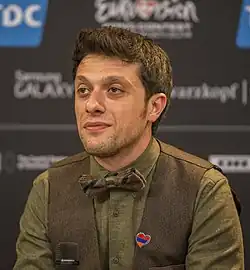 Description de l'image Aram Mp3, ESC2014 Armenia 1st press conference 04 (cropped).jpg.