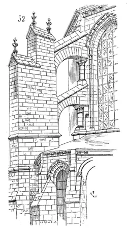 Début XIIIe&nbsp;siècle : cathédrale de Soissons.