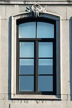 Architecture rococo :rue de la Montagne no&nbsp;10 à Bruxelles.