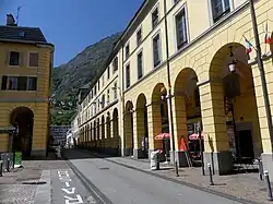 Les arcades de la rue de la République