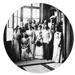 Archduke Franz Ferdinand and Sophie wedding picture 1900