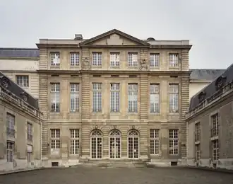Archives nationales (Paris) : hôtel de Rohan, côté cour.