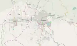 La carte du département de Cochabamba, montrant le río Rocha qui coule à l'ouest de Sacaba à Quillacollo, puis qui se tourne vers le sud.