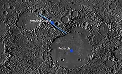 Image échelle 50 km de Gazetteer of Planetary Nomenclature (Team May 2016 MESSENGER)