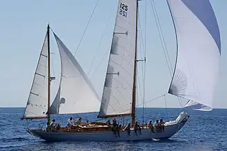 Argyll, plan Olin Stephens de 1948