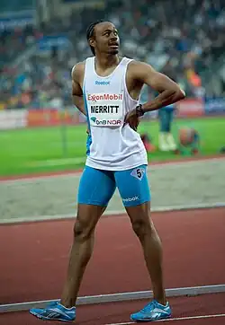 Aries Merritt aux Bislett Games d'Oslo en 2011