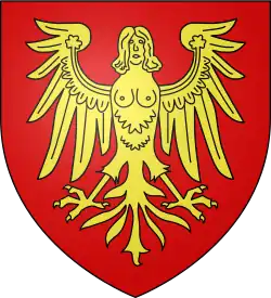 Armoiries des seigneurs d'Ottange.