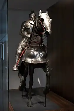 Barde française (armure de Louis XIII au musée de l'Armée)
