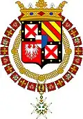 Blason de Melchior Mitte de Chevrières