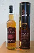 Armorik sherry finish et son emballage
