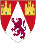 Blason de son second époux.