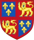 Blason de Charles de France, duc d'Aquitaine