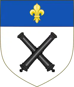 Représentation des armoiries.