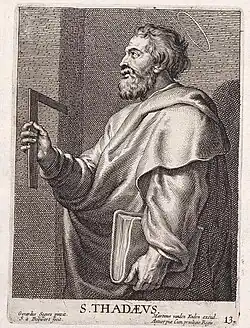 Judas avec une équerre(Cour du Prince Waldeck),Bibliothèque d'Arolsen.