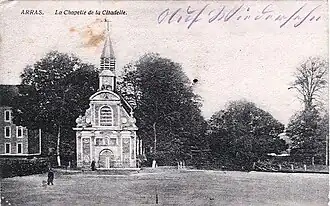 Chapelle Saint-Louis d'Arras en 1915.