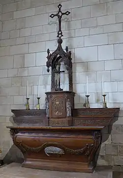 Autel de la chapelle Saint-Jérôme.