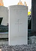Tombe d'un soldat inconnu britannique de la Seconde Guerre mondiale.