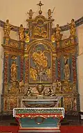 L'autel et le retable de l'église Notre-Dame.