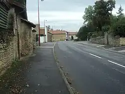 L'entrée de Tucquegnieux village.
