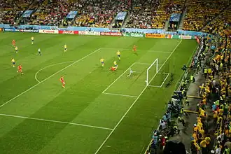 Archavin marque contre la Suède.