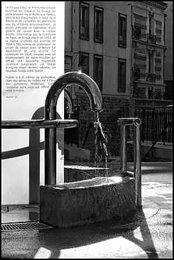 La fontaine de la Butte aux cailles.