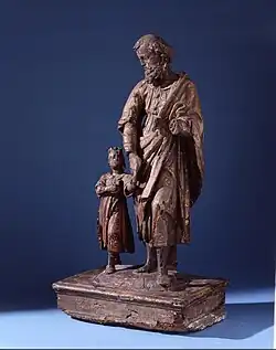 Statue baroque, début du XVIIe&nbsp;siècle, Milan