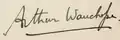 Signature de Arthur Wauchope