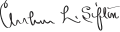 Signature de Arthur Lewis Sifton