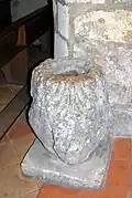 Bénitier mérovingien.