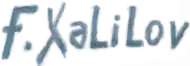 signature de Farhad Khalilov